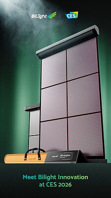 CES 2026: BiLight Unfurls a Flexible Solar Revolution