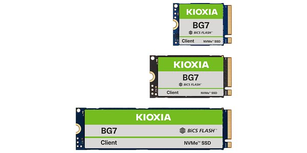 KIOXIA's BG7 SSDs to Boost Laptop Speed and Battery Life