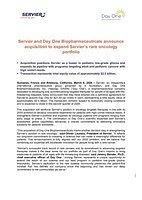Servier's $2.5B Bid for Day One Cements Rare Oncology Leadership