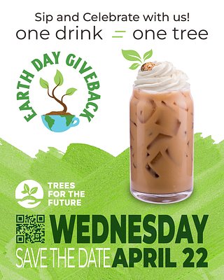 Brewing a Greener Future: One Coffee, One Tree This Earth Day