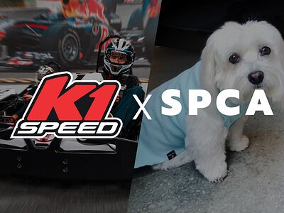 K1 Speed's 19-Year-Old Mascot Inspires $250k SPCA Donation