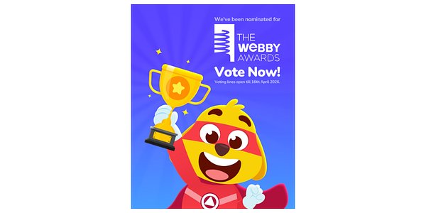 Kiddopia's Webby Nod: A Stamp of Approval in Crowded Ed-Tech Space