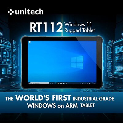 Unitech Forges New Path with First Industrial Windows on ARM Tablet