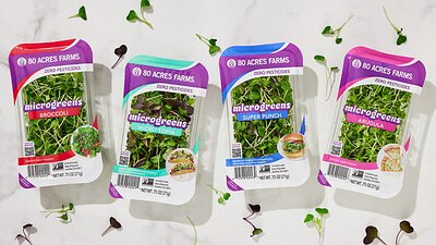 Vertical Farming Leader 80 Acres Farms Launches Microgreens Nationwide