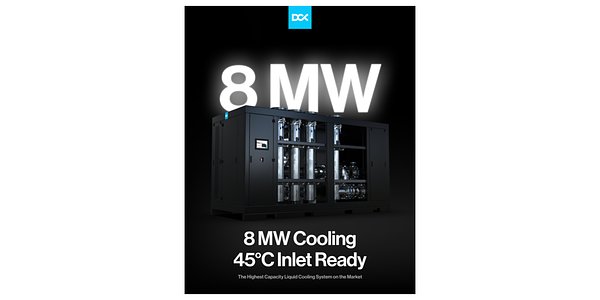 DCX Unveils 8MW Cooler to Tame Next-Gen NVIDIA AI Supercomputers