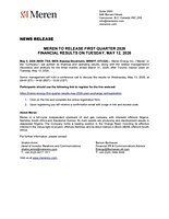 Meren Energy Q1 Results Awaited Amid Volatile Oil Market