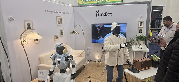 IntBot's Robot Runs a CES Booth Solo in a Bold Test of Social AI