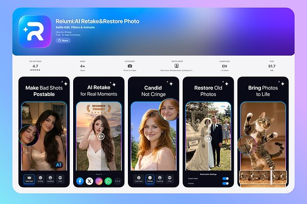 Wondershare Relumi: AI 'Retakes' Aim to Perfect Your Imperfect Photos