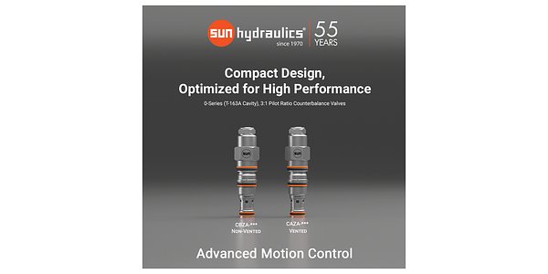 Sun Hydraulics' New Valves Pack Big Power in a Small Package