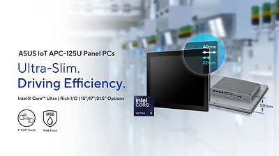 Slim PCs Power Smarter Factories: ASUS IoT Drives Edge Computing with New Panel Series