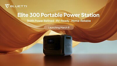 BLUETTI Launches Award-Winning Elite 300 Power Station for Home & RV
