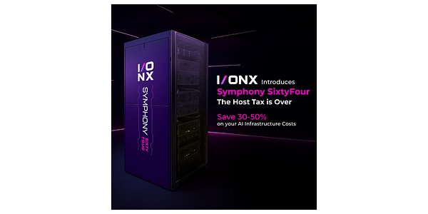 I/ONX Targets AI 'Host Tax' with New High-Density Symphony SixtyFour