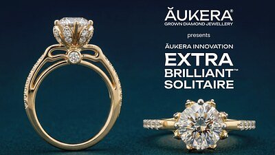 Aukera Redefines Brilliance with New Engineered Diamond Solitaire