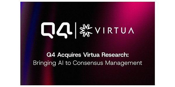 Q4 Inc. Buys Virtua Research, Wielding AI to Master Market Consensus