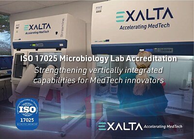 EXALTA's Lab Accreditation Signals Shift in MedTech Development