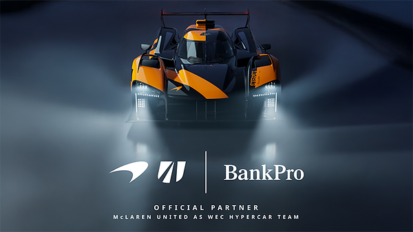 BankPro Fuels McLaren's Endurance Return in High-Speed Fintech Deal