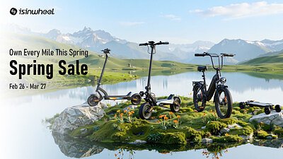 isinwheel Targets Off-Road Market with New Scooters and Spring Sale