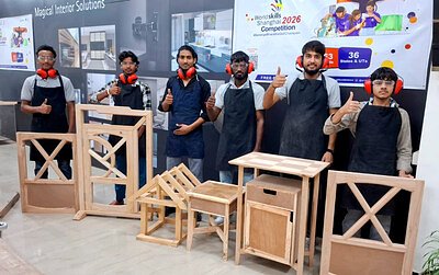 Indian Woodworking Institute Achieves 100% Success on Road to Shanghai
