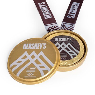 Hershey's Goes for Gold with Limited-Edition Chocolate Medals