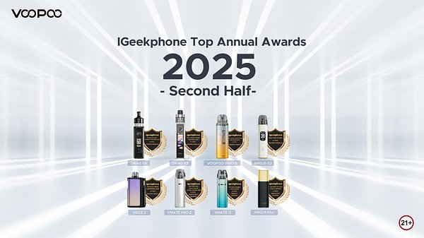 VOOPOO Dominates Design Awards, Navigating Evolving Vaping Landscape