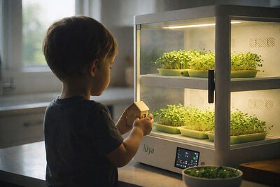 Luya's AI Garden Aims to Turn Your Kitchen into a Nutrition Factory