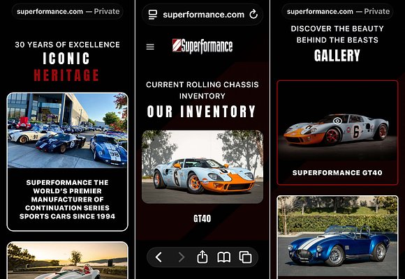 Superformance Ignites Digital Era for Classic Car Enthusiasts