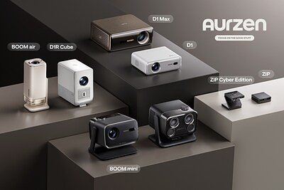 Aurzen's CES Lineup Redefines Portable Cinema On-the-Go
