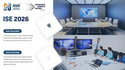 AVA Targets Global ProAV Market with New Multi-Screen Tech at ISE 2026