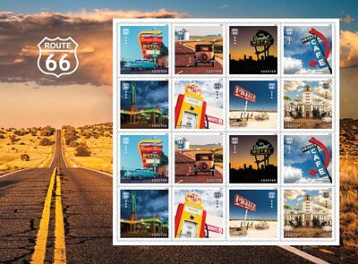 Route 66 Centennial: USPS Stamps Drive a Legacy Down the Mother Road