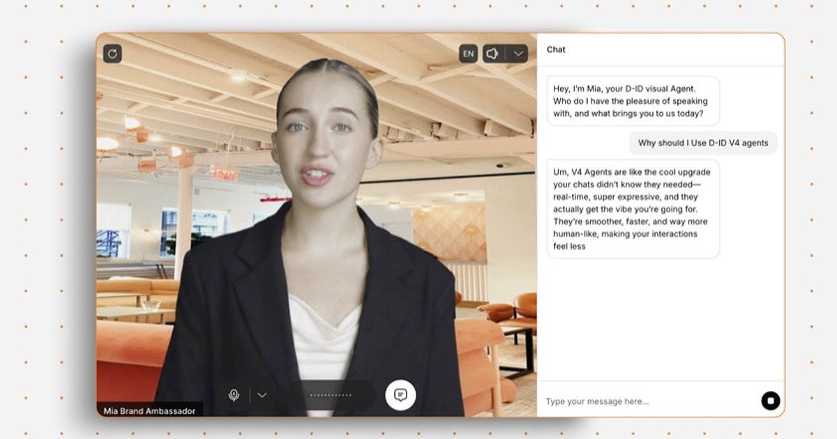 D ID s V4 Avatars The Dawn Of The Empathetic Digital Workforce d-id-s-v4-avatars-the-dawn-of-the-empathetic-digital-workforce
