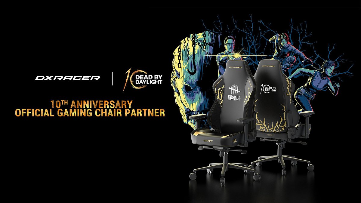 DXRACER Joins Dead by Daylight’s 10th Anniversary Celebration with Exclusive Custom CRAFT Series Gaming Chairs